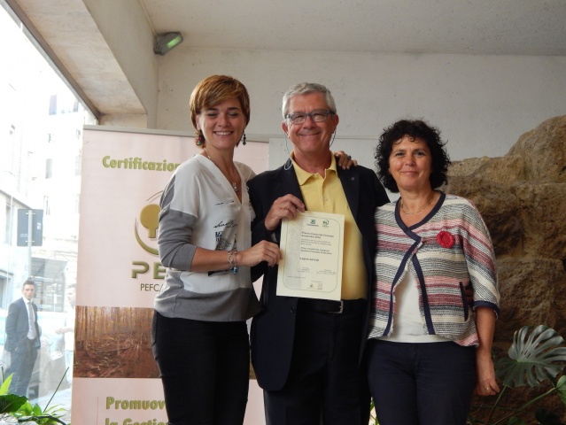 Premiata la cooperativa Legno servizi di Tolmezzo