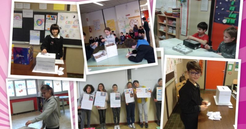 La cooperazione dei bambini per promuovere i castelli