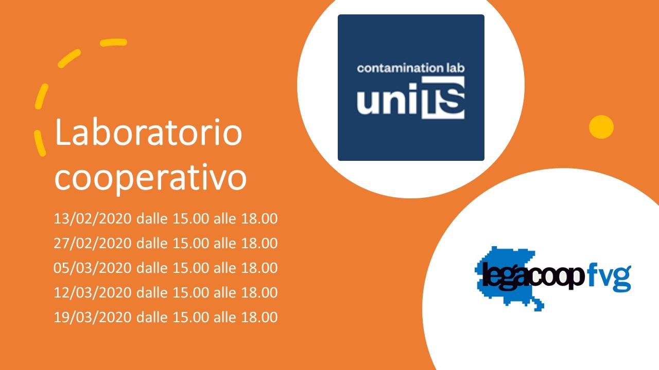 Laboratorio cooperativo dal 13 Febbraio a Trieste Laboratorio cooperativo dal 13 Febbraio a Trieste
