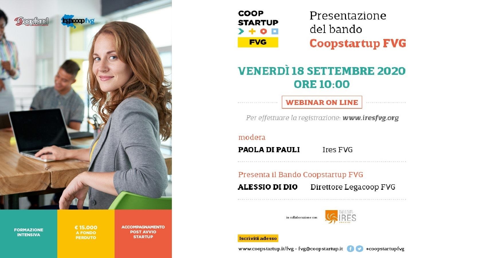 Presentazione bando Coopstatup Presentazione bando Coopstatup