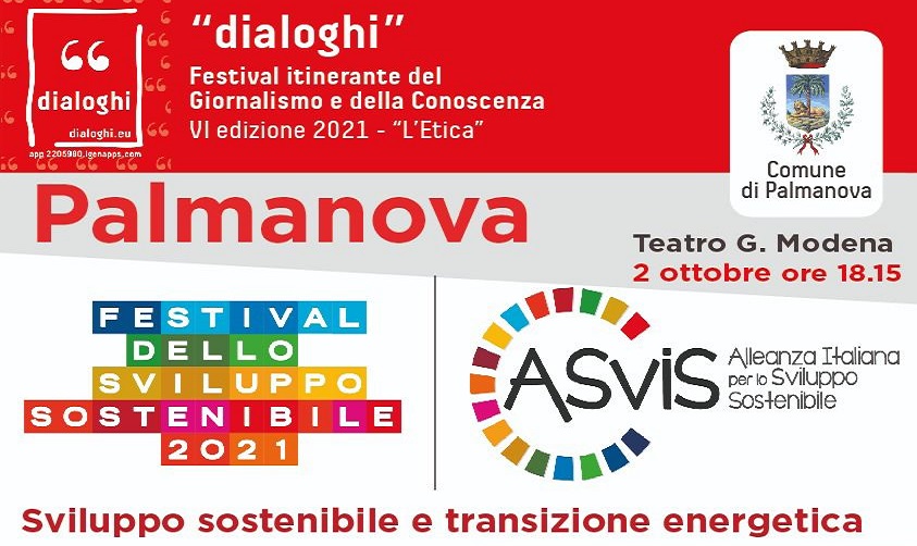 Sviluppo sostenibile e transizione ecologica. Se ne parlerà nell’ambito di Dialoghi