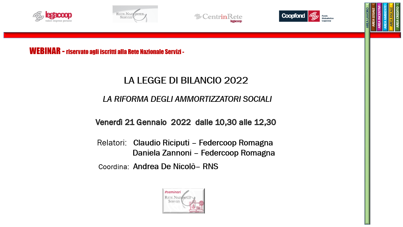 La Legge di Bilancio 2022