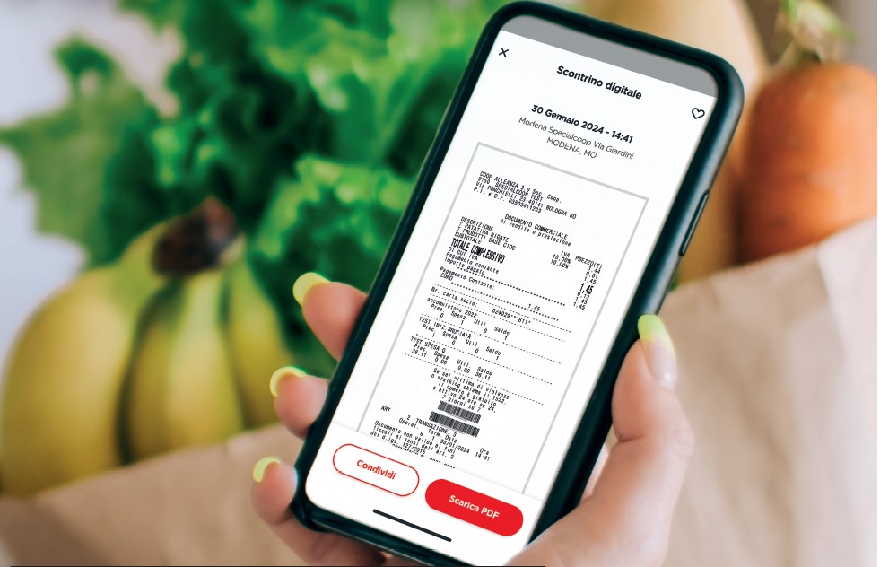 Rispetto per l’ambiente: Coop Alleanza 3.0 lancia lo scontrino digitale