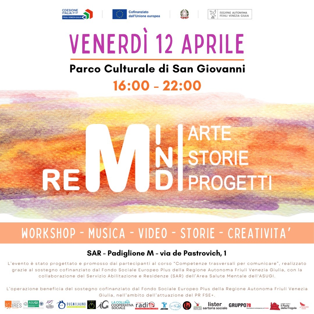 Re/Mind, open day dedicato all’arte, alle storie e ai progetti del Parco San Giovanni