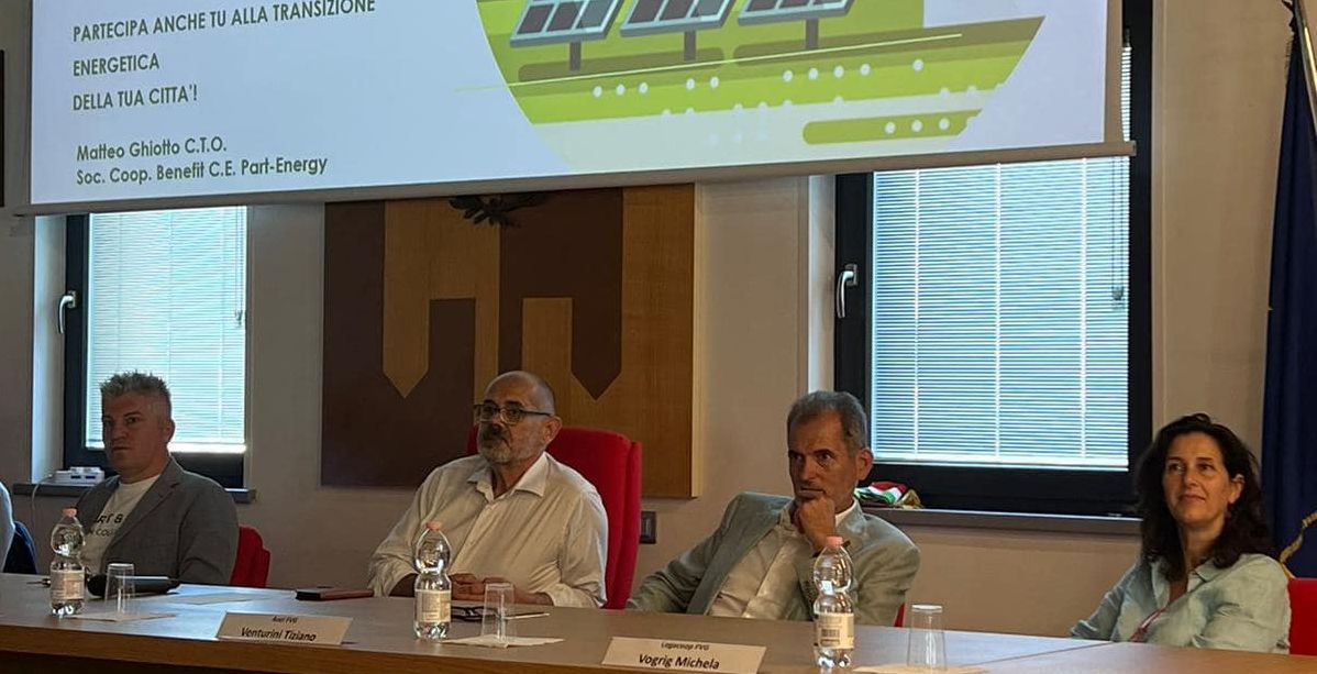 A San Pier d’Isonzo la più grande Comunità energetica d’Italia. Vogrig: “Cultura della sostenibilità promuovendo democrazia”