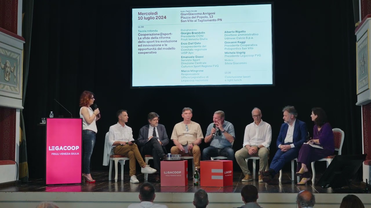 Cooperazione@sport Le sfide della riforma dello sport e le opportunità del modello cooperativo Cooperazione@sport Le sfide della riforma dello sport e le opportunità del modello cooperativo