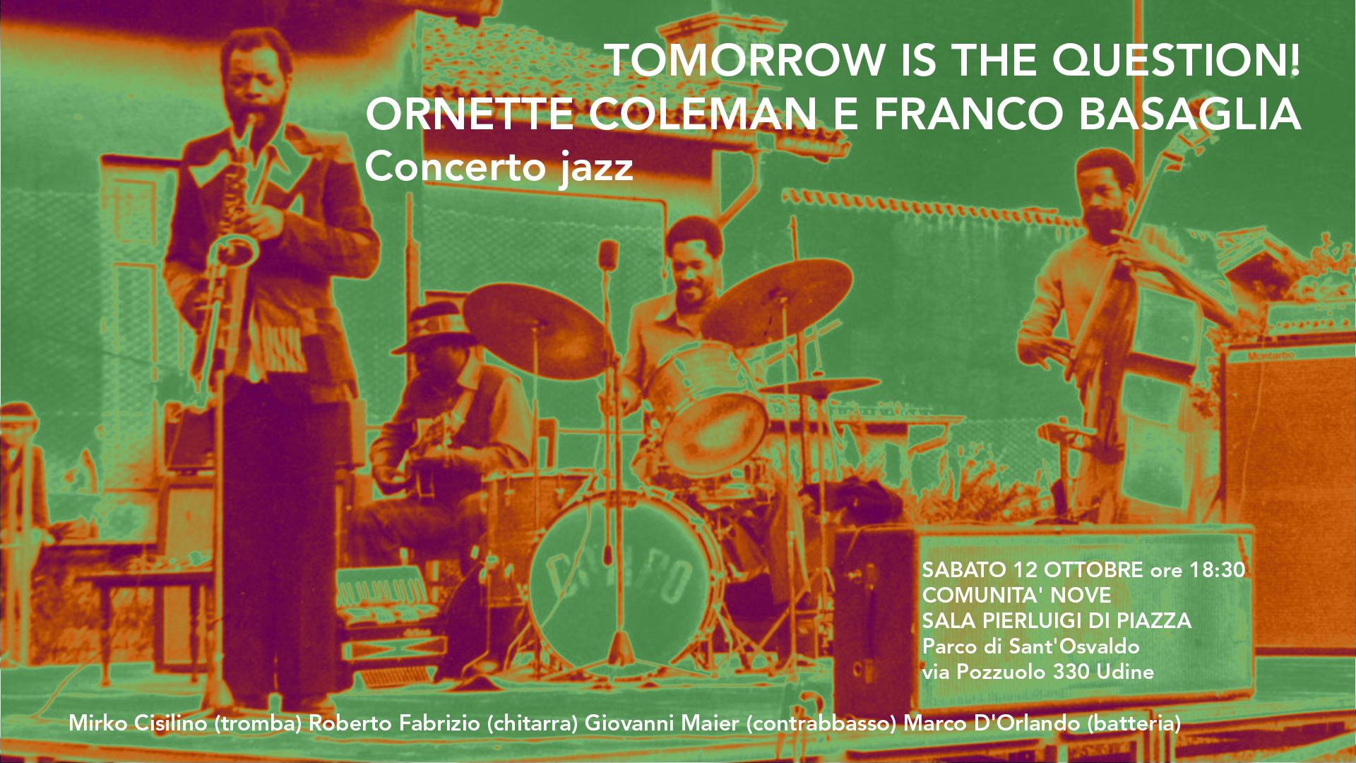 Tomorrow is the question! Alla Comunità Nove di Udine il concerto tra follia e musica