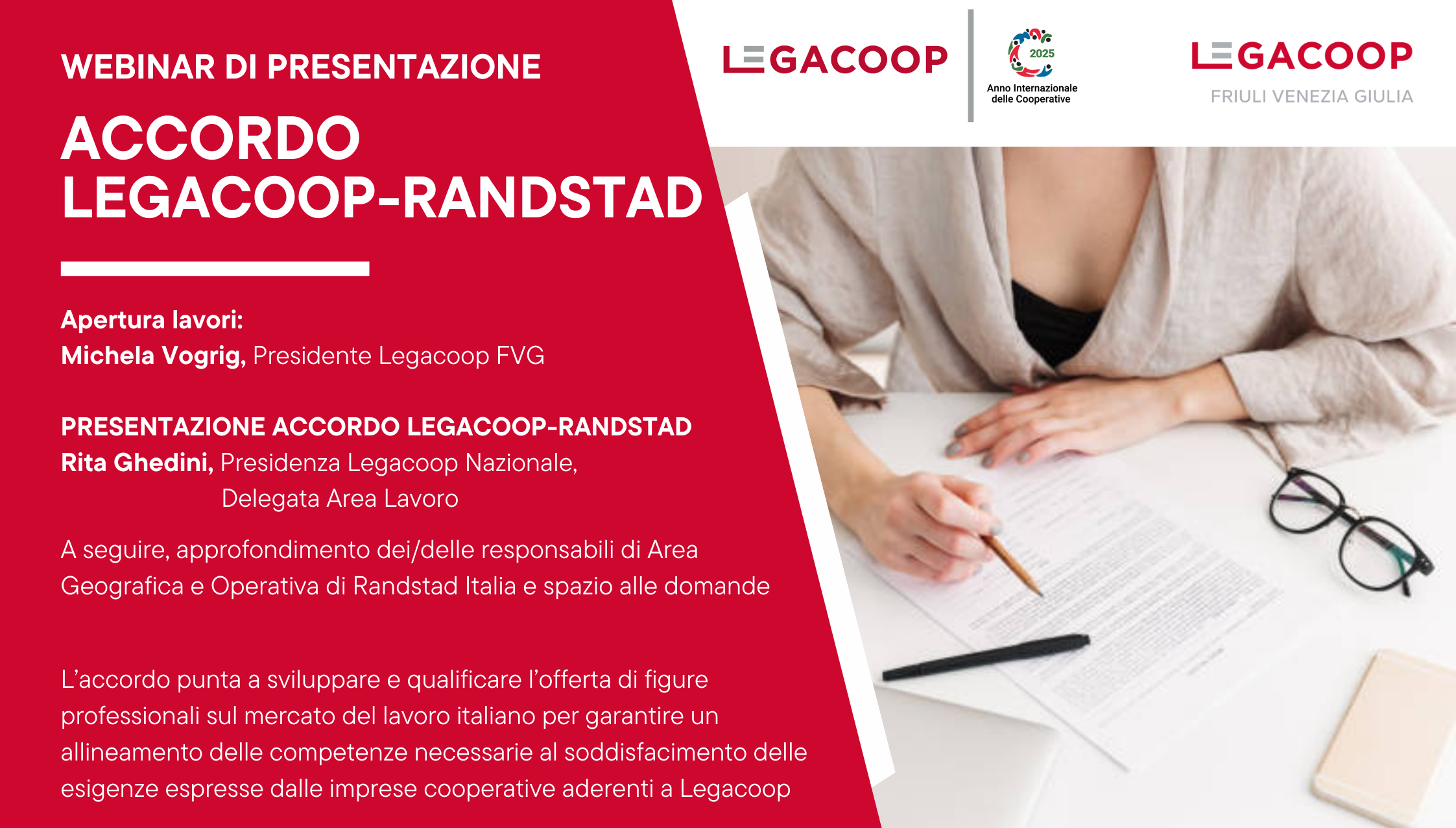Accordo Legacoop-Randstad: webinar di presentazione il 6 marzo