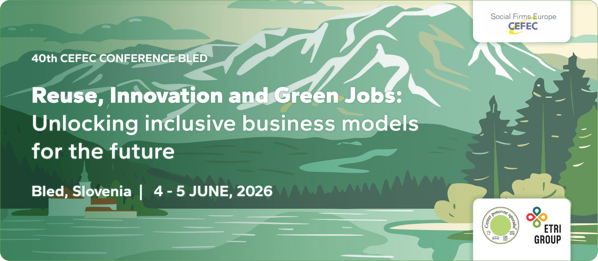 A Bled, in Slovenia, la 40a edizione della Conferenza Cefec